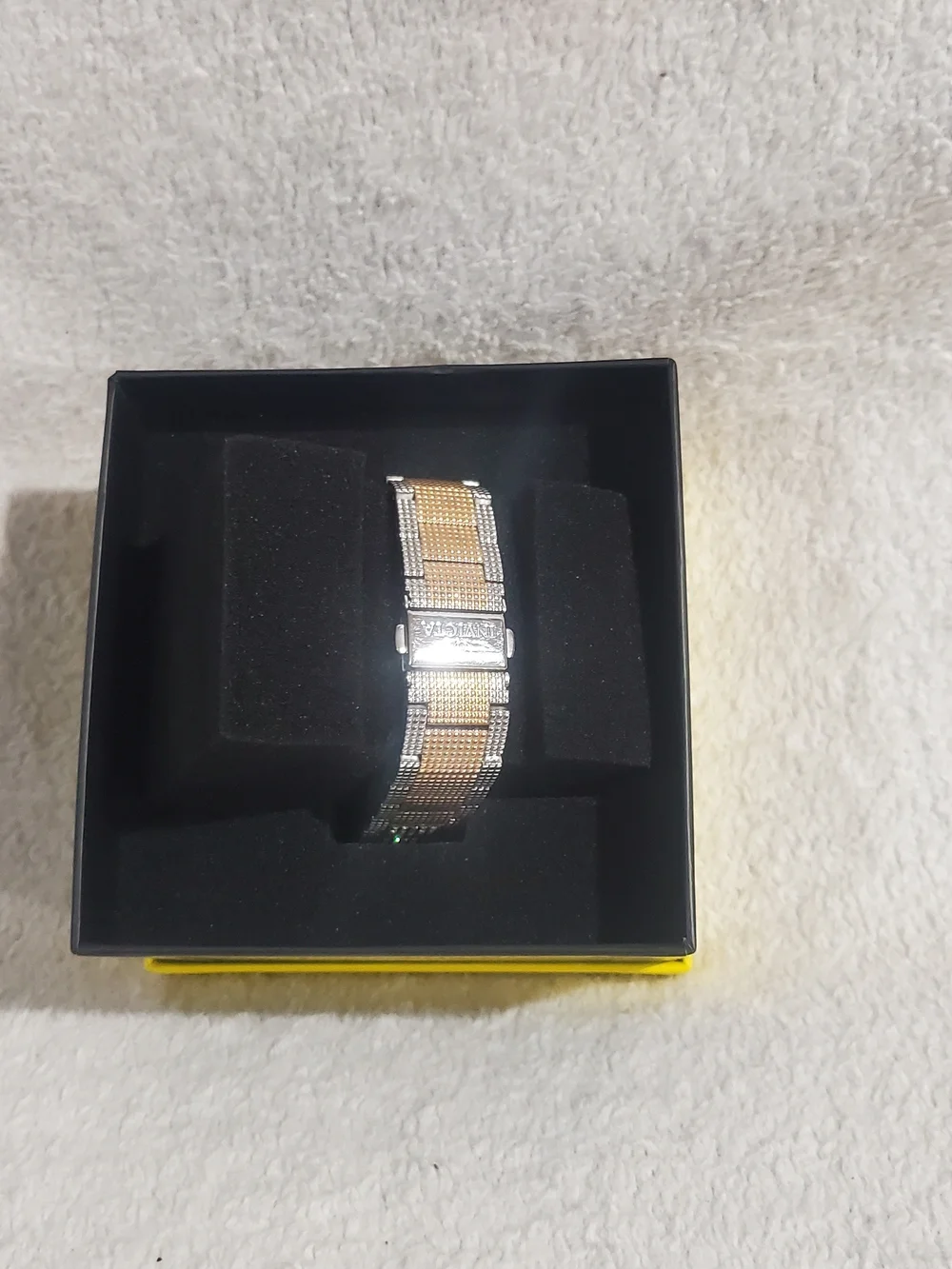 Invicta Rose Gold and Silver Pavé Crystal Men's Watch